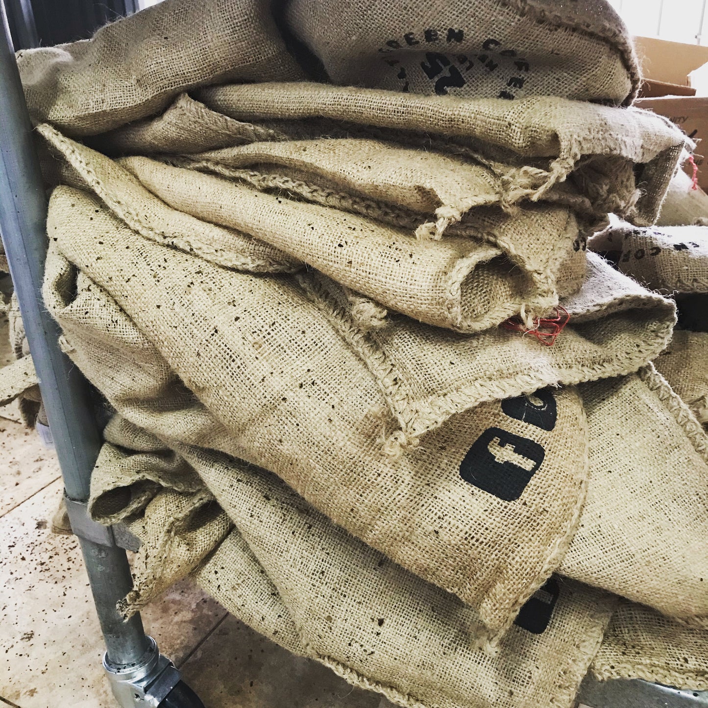 Recycled Coffee Burlap Bags
